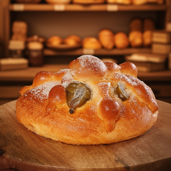 Pan de muerto con higo