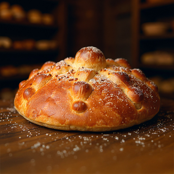 Pan de muerto de nuez